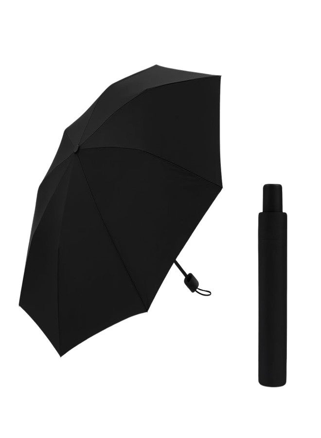we3 Windproof Travel Umbrella Compact Folding, Lightweight Strong Canopy for Rain & Wind Portable for Men & Women (Black) - Image 1
